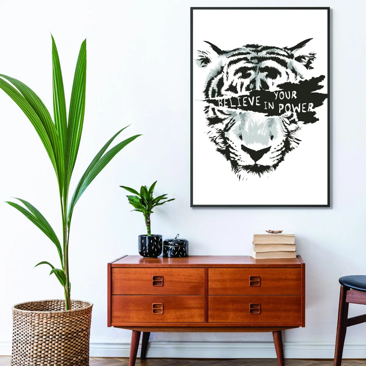 Black Believe In Your Power A4 210 X 297Mm Stanley Print House – image 3