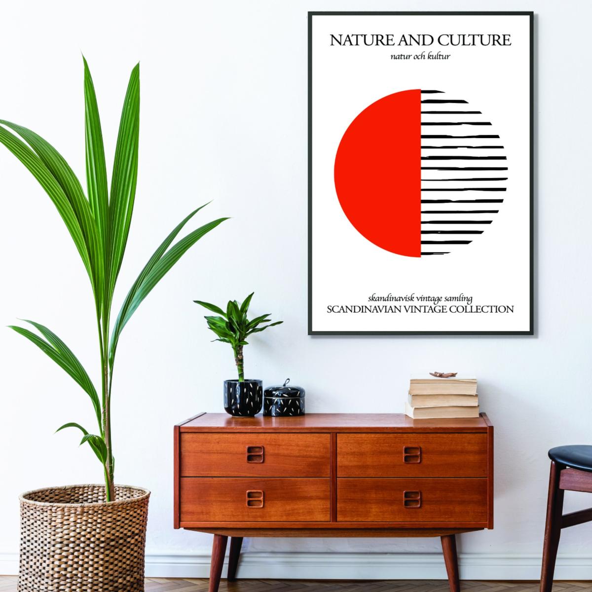 Red Nature And Culture Scandinavian Collection Iii A3 297 X 420Mm Stanley Print House – image 3