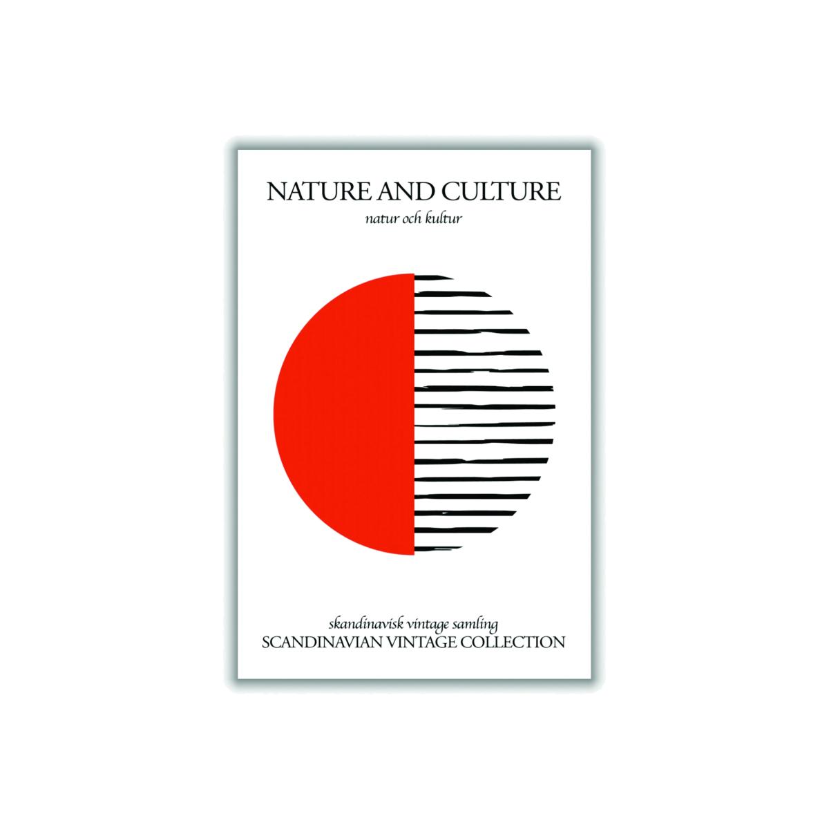 Red Nature And Culture Scandinavian Collection Iii A3 297 X 420Mm Stanley Print House – image 1