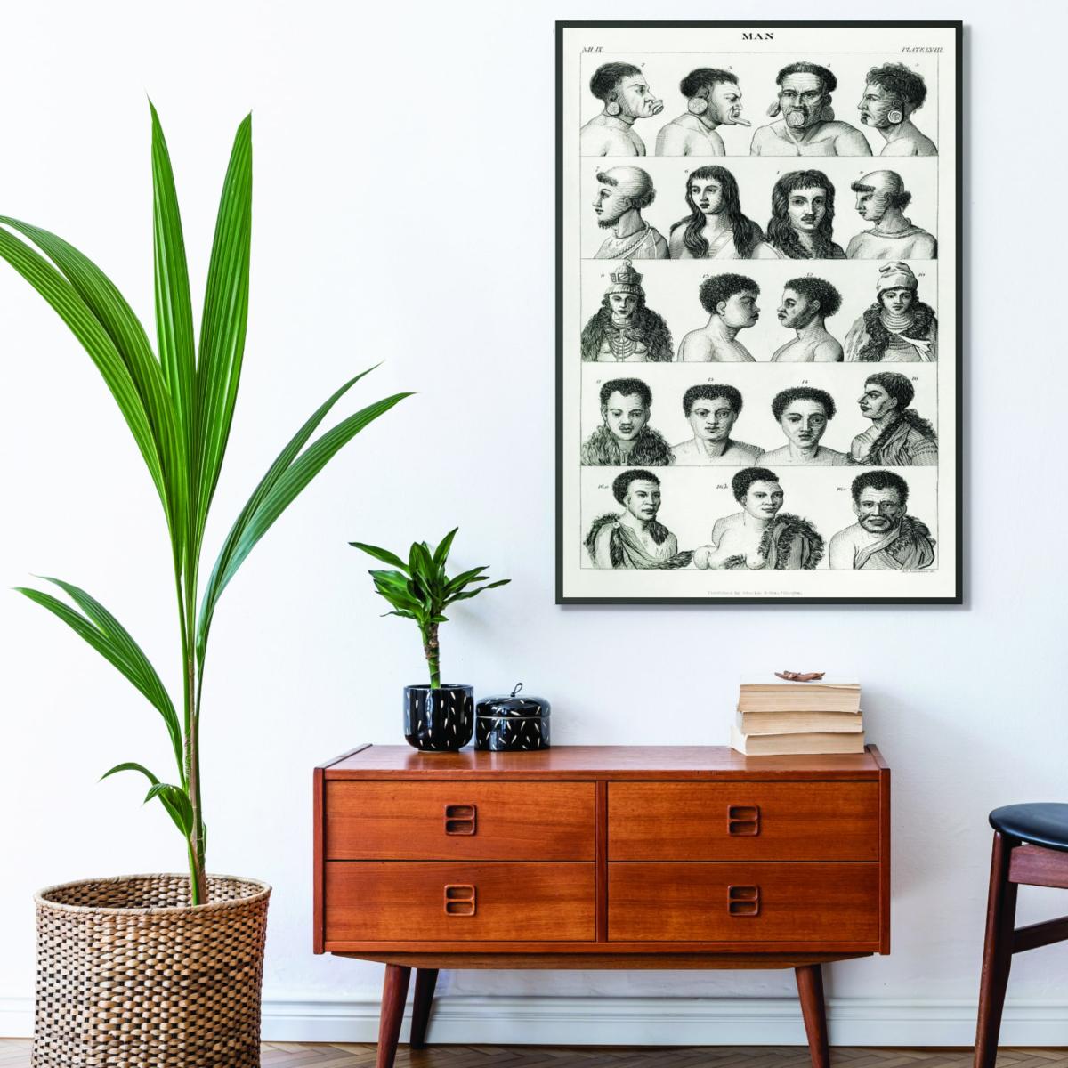 Man Ii By Oliver Goldsmith Black A2 420 X 594Mm Stanley Print House – image 3
