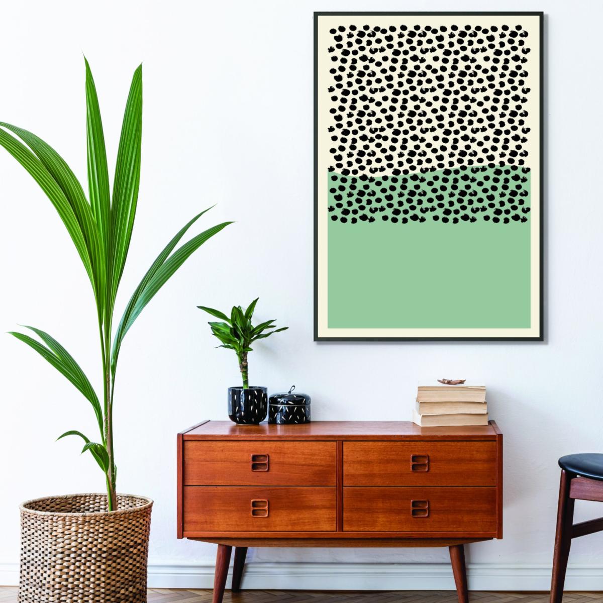 Green Midcentury Extra Small Stanley Print House – image 3