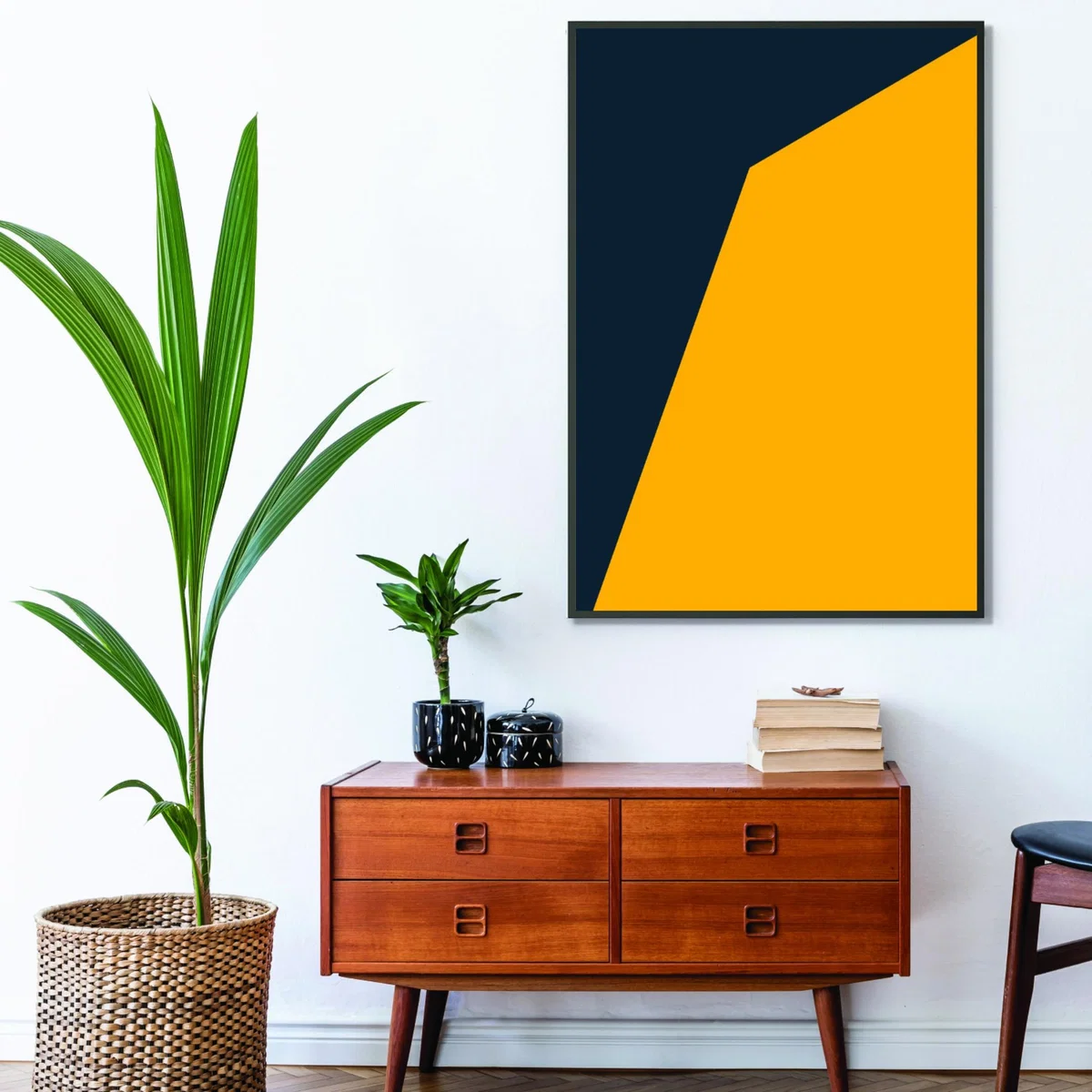 Yellow / Orange Vibrant Geometric Shapes 3 Extra Large Stanley Print House – image 3
