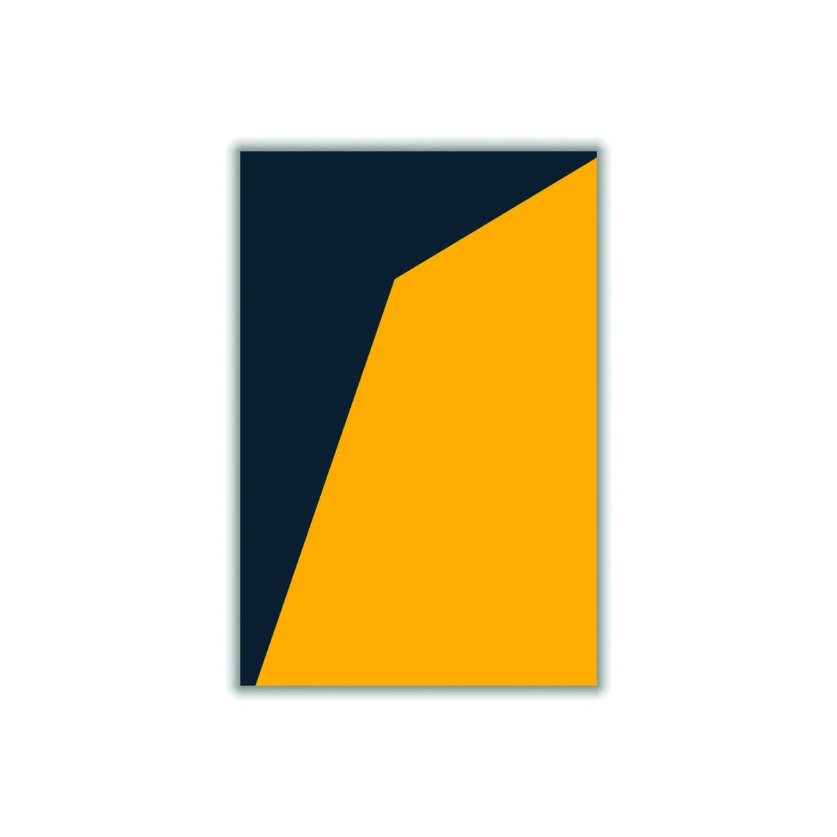 Yellow / Orange Vibrant Geometric Shapes 3 Extra Large Stanley Print House – image 1
