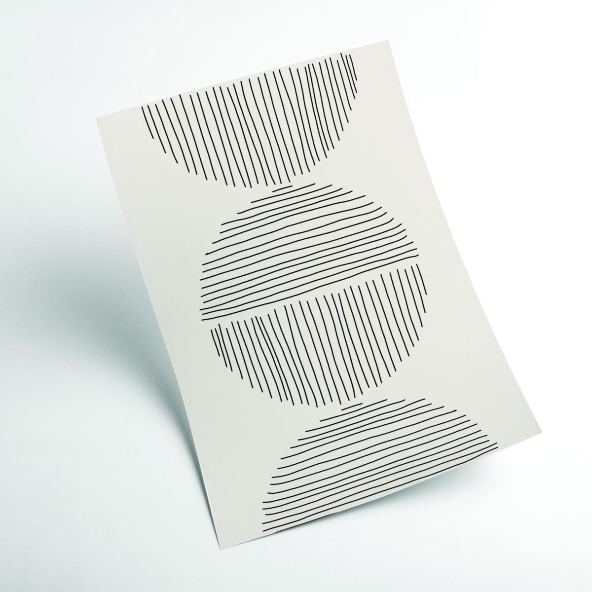Black Minimal Circle Series #2 Small Stanley Print House – image 2