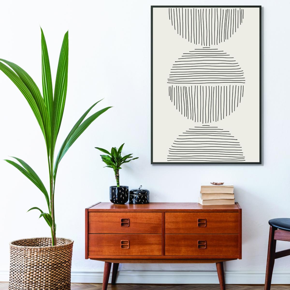 Black Minimal Circle Series #2 Small Stanley Print House – image 3