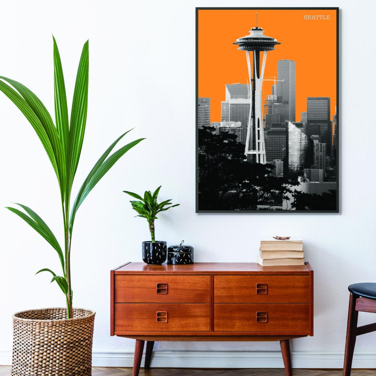 Yellow / Orange Halftone Seattle Yellow Xxs Stanley Print House – image 3