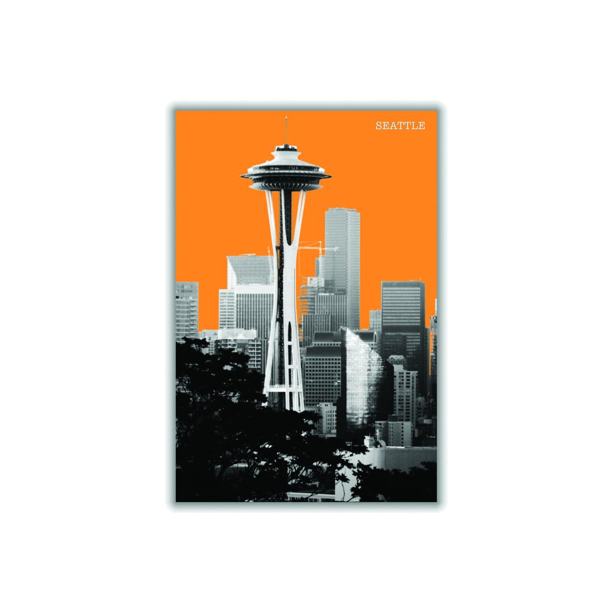 Yellow / Orange Halftone Seattle Yellow Xxs Stanley Print House – image 1