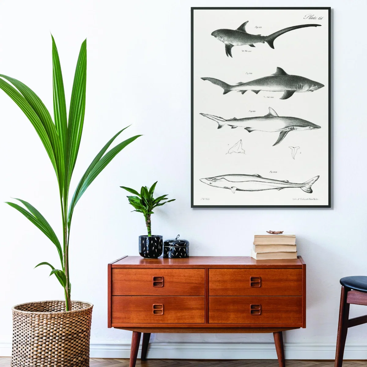 Grey Various Sharks Large Stanley Print House – image 3