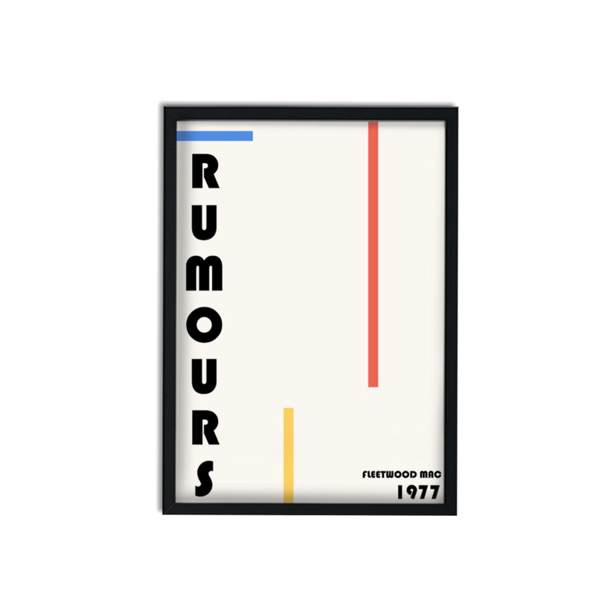 Rumours Fleetwood Mac Inspired Giclée Art Print A3 297 X 420Mm Fanclub – image 1