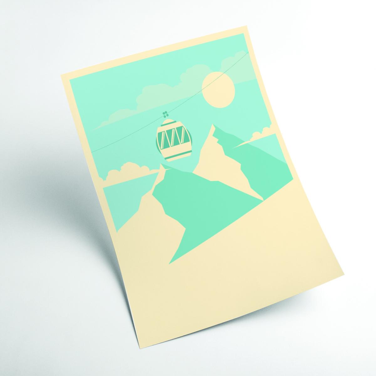 Blue Gondola Ride Medium Stanley Print House – image 2