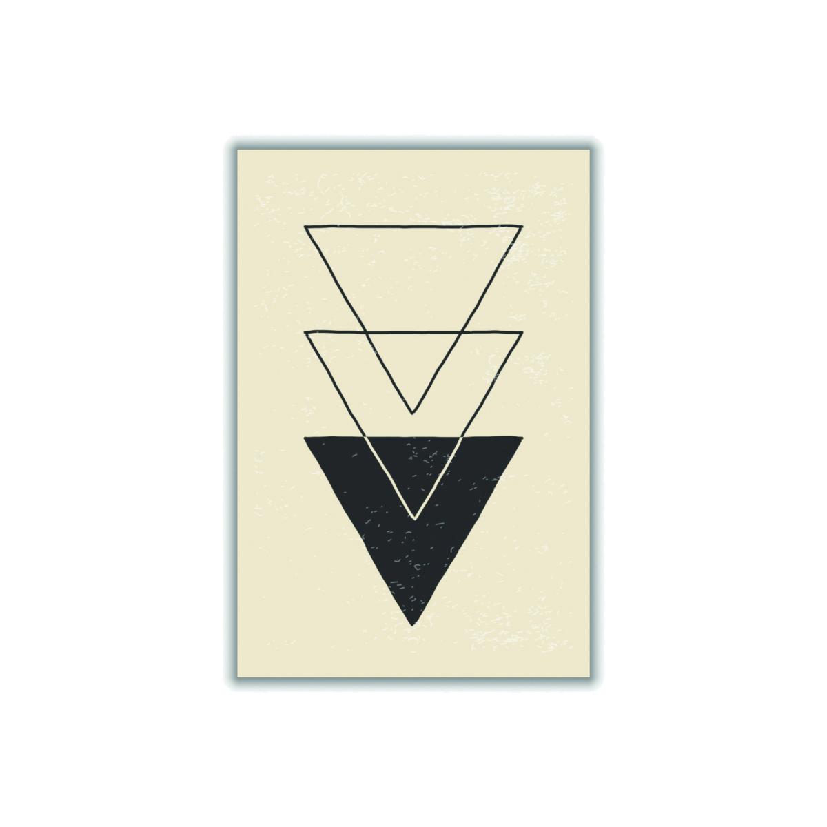 Black Abstract Triangles #5 Xxs Stanley Print House – image 1