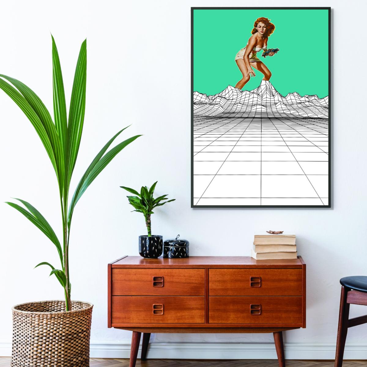 Neutrals Attack In The Mountains A3 297 X 420Mm Stanley Print House – image 3