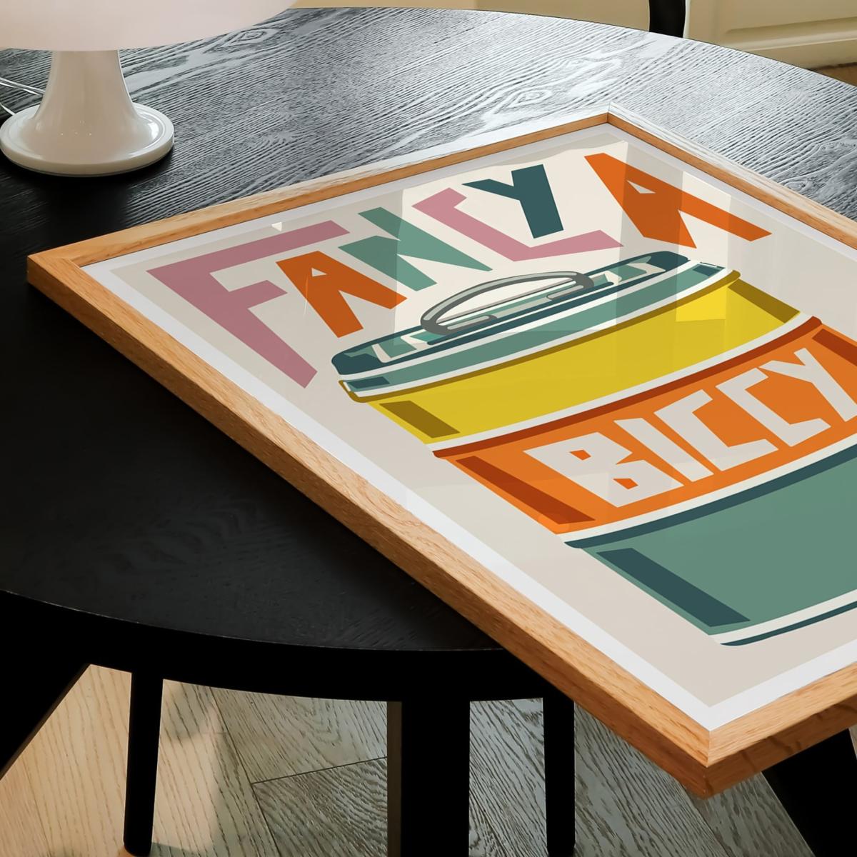 Fancy A Biccy Art Print - A3 Natalie Cass Art – image 3