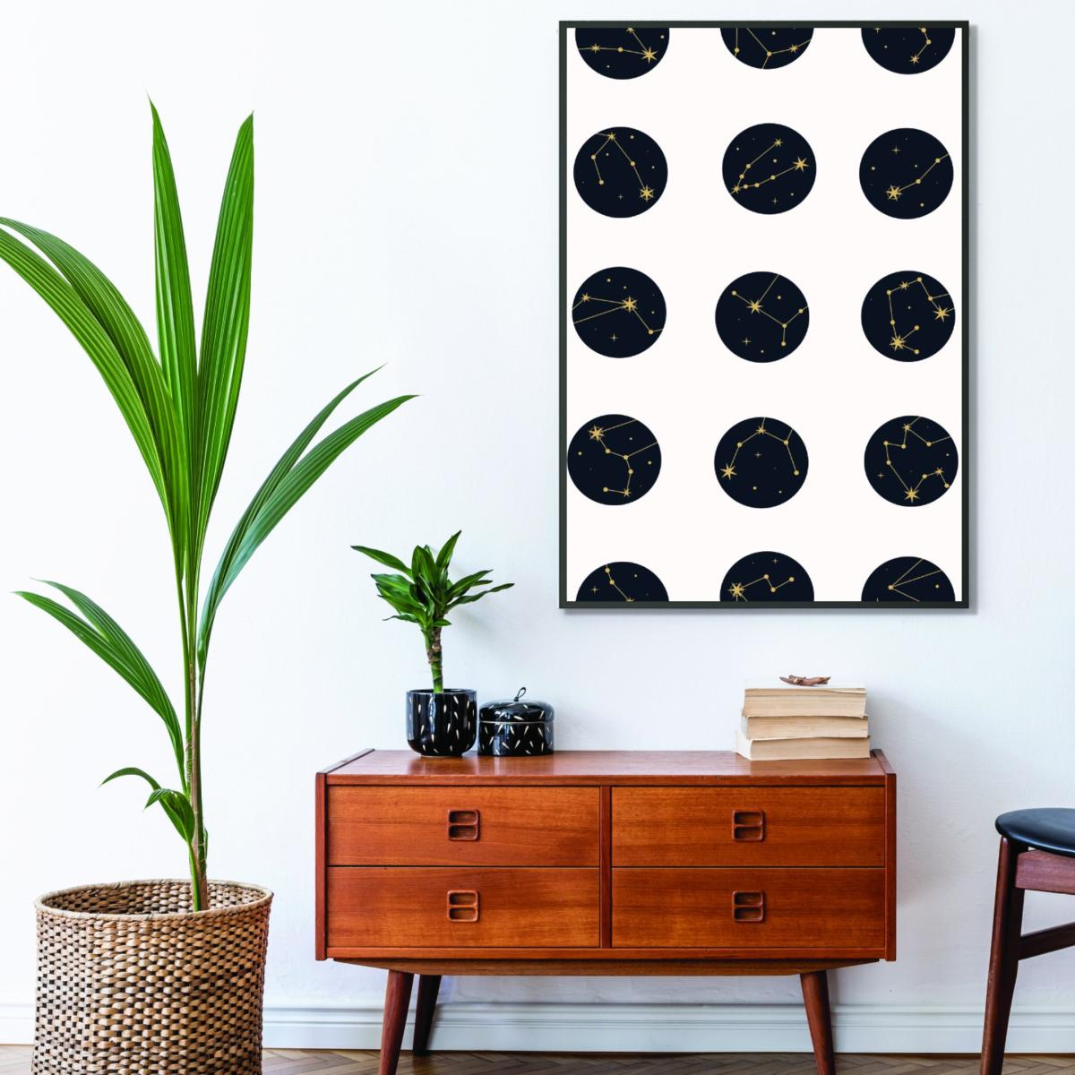 Black Constellations A3 297 X 420Mm Stanley Print House – image 3