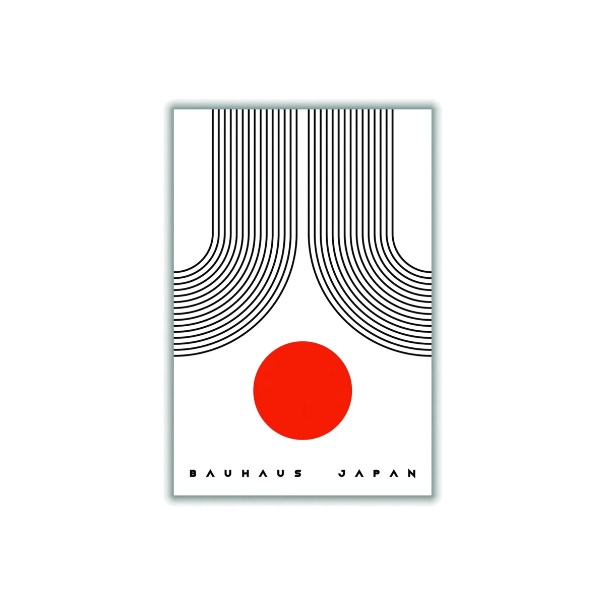 Red Bauhaus Japan Extra Small Stanley Print House – image 1