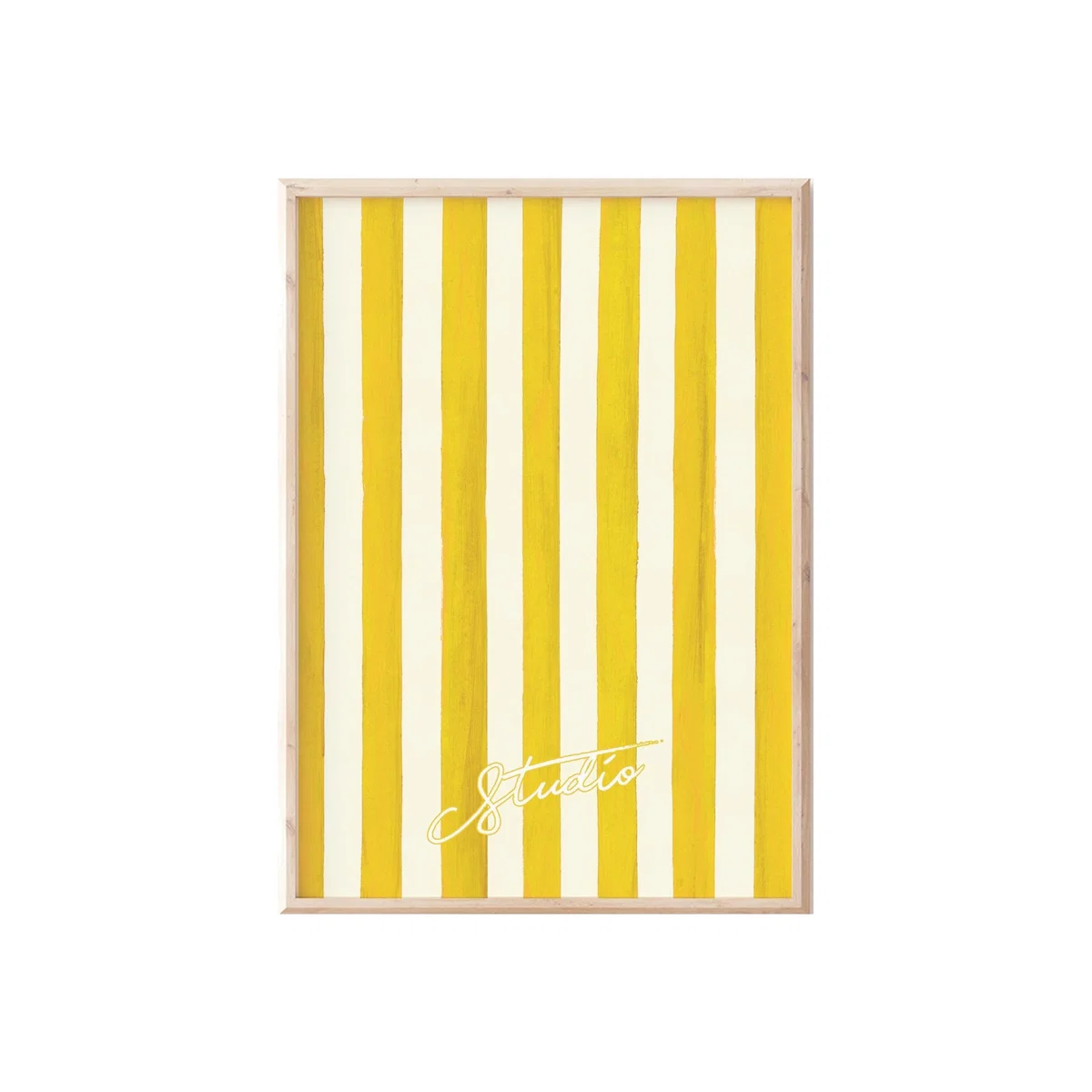 Yellow / Orange Yellow Studio Stripes Print Sofe Store – image 1