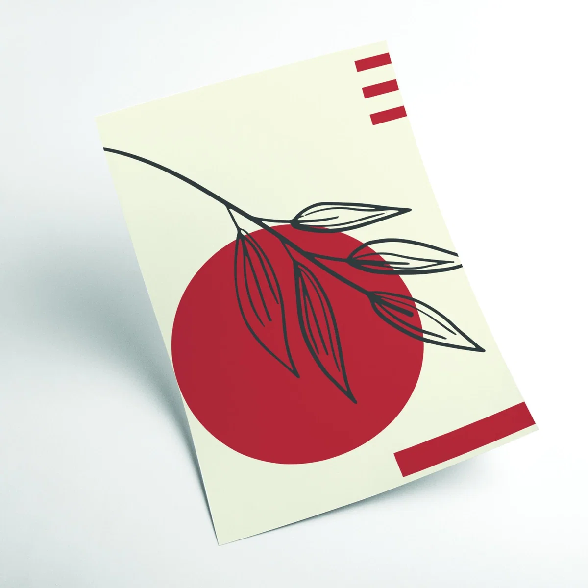 Red Boho Botanicals #3 Medium Stanley Print House – image 2