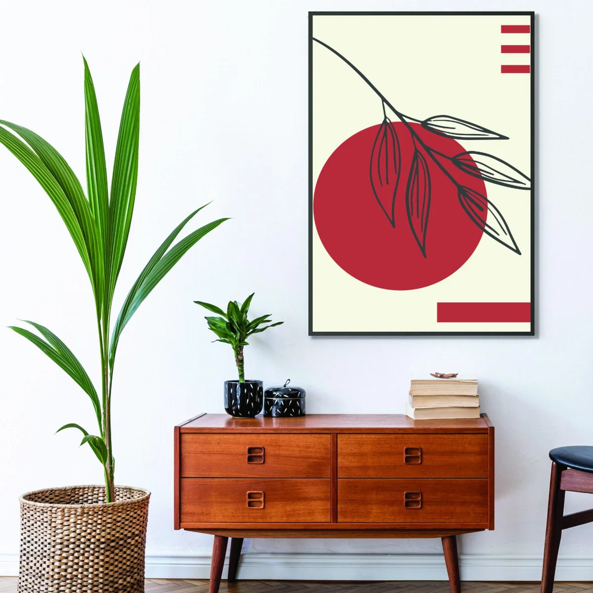 Red Boho Botanicals #3 Medium Stanley Print House – image 3