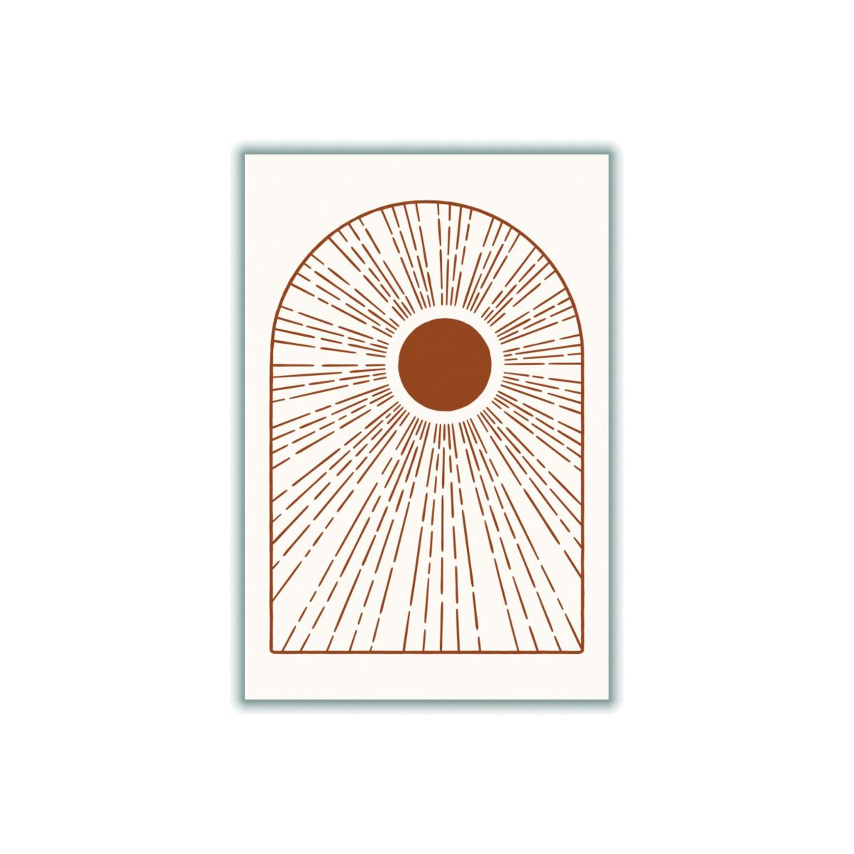 Brown Sun A2 420 X 594Mm Stanley Print House – image 1