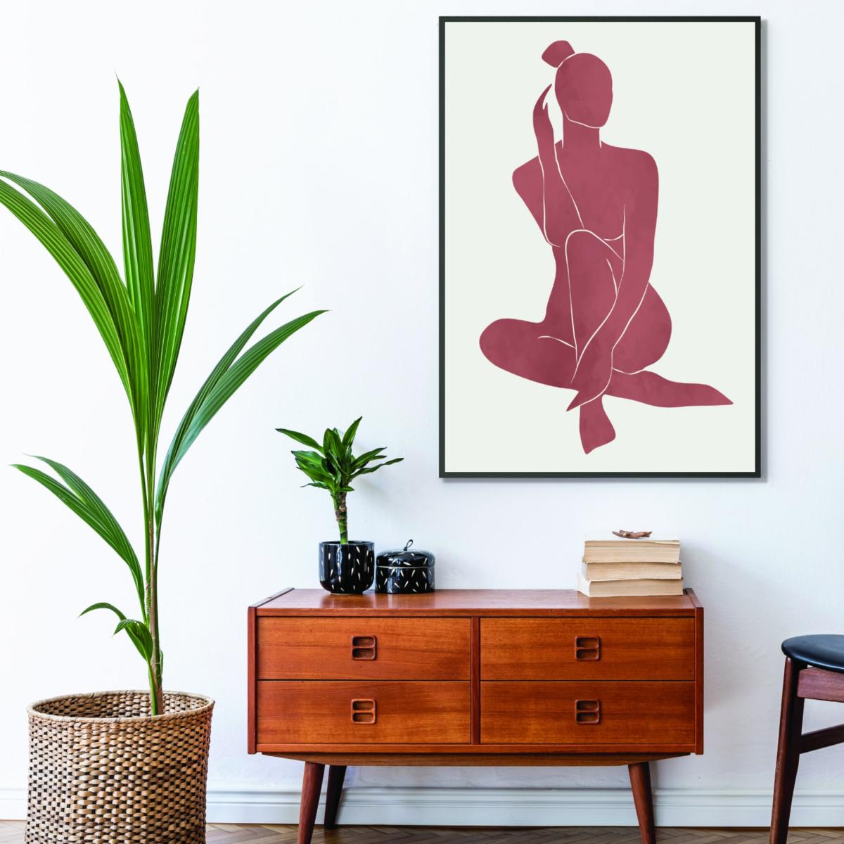 Pink / Purple Henri Matisse Minimal Woman #3 Small Stanley Print House – image 3