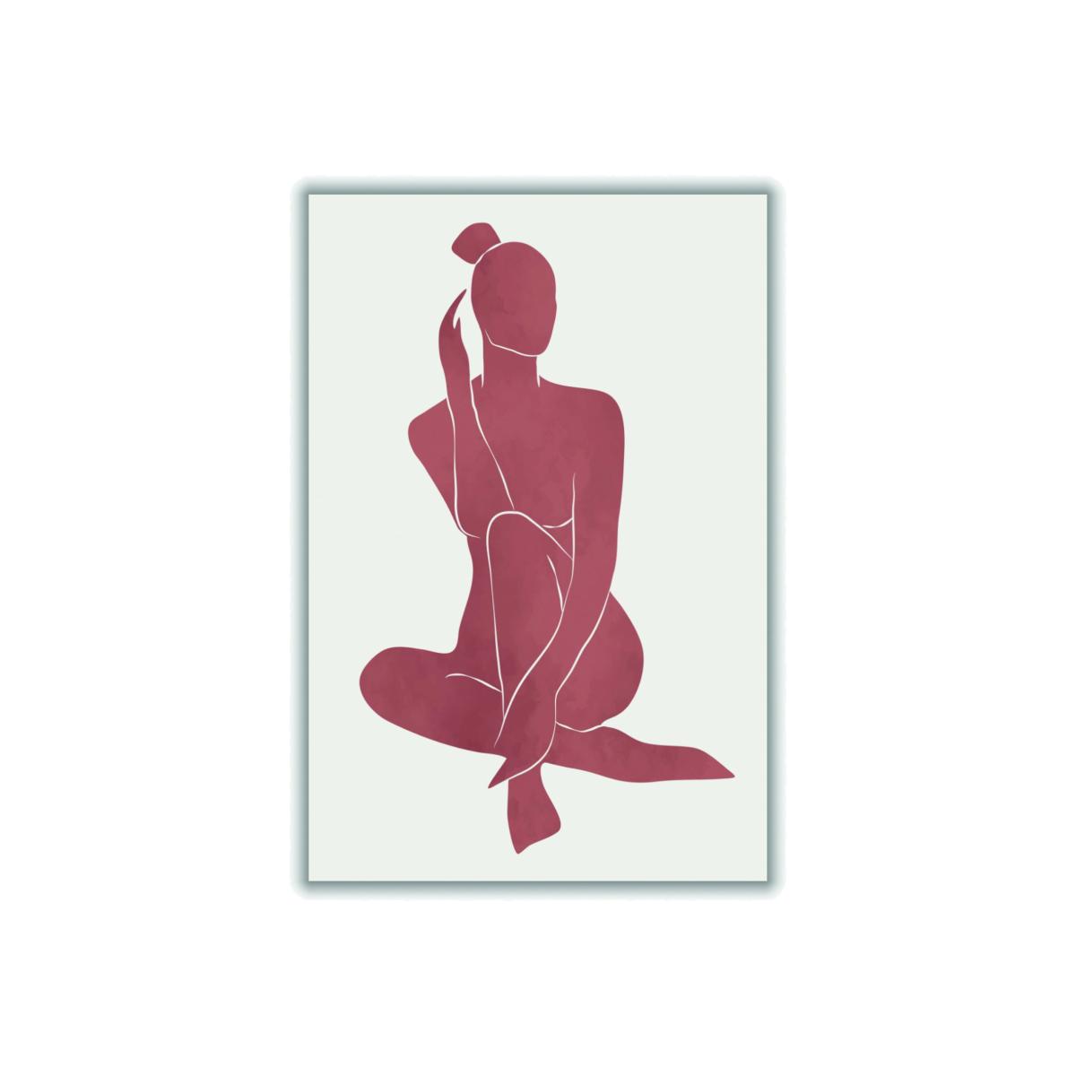 Pink / Purple Henri Matisse Minimal Woman #3 Small Stanley Print House – image 1