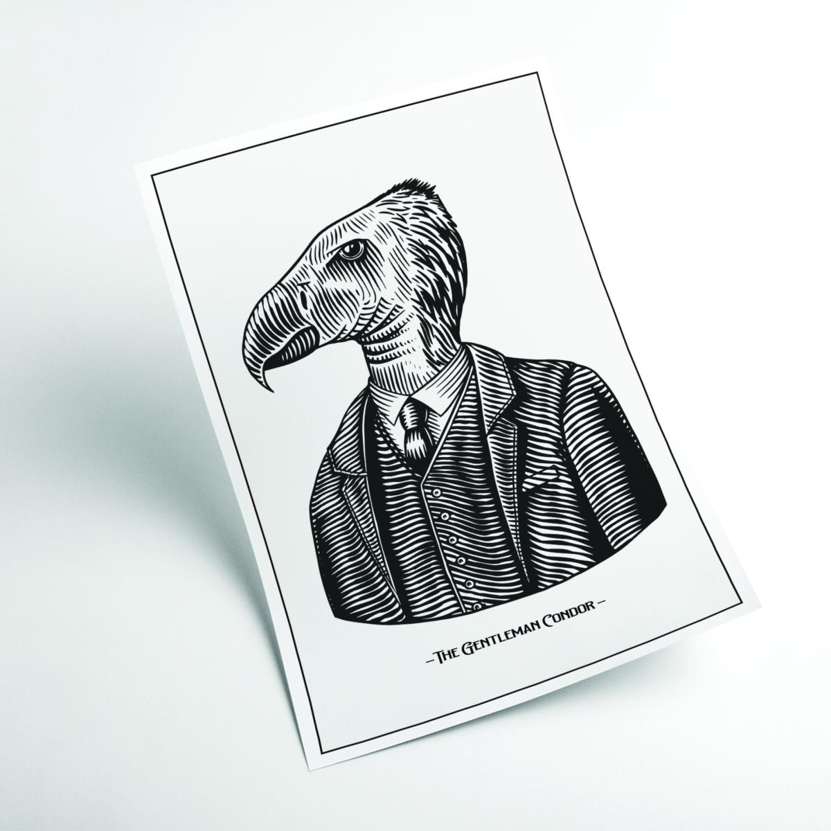 Black The Gentleman Condor Extra Large Stanley Print House – image 2