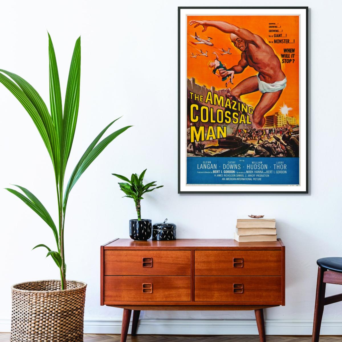Yellow / Orange The Amazing Colossal Man Extra Large Stanley Print House – image 3