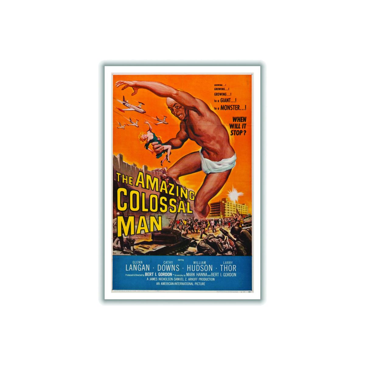 Yellow / Orange The Amazing Colossal Man Extra Large Stanley Print House – image 1