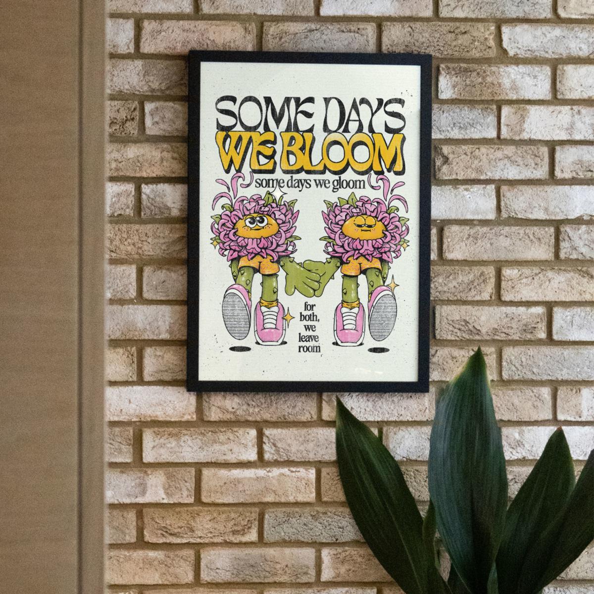 Pink / Purple / Neutrals We Bloom - Giclee Fine Art Print - Large | A2 | 420 X 594Mm | East Side Studio London – image 4