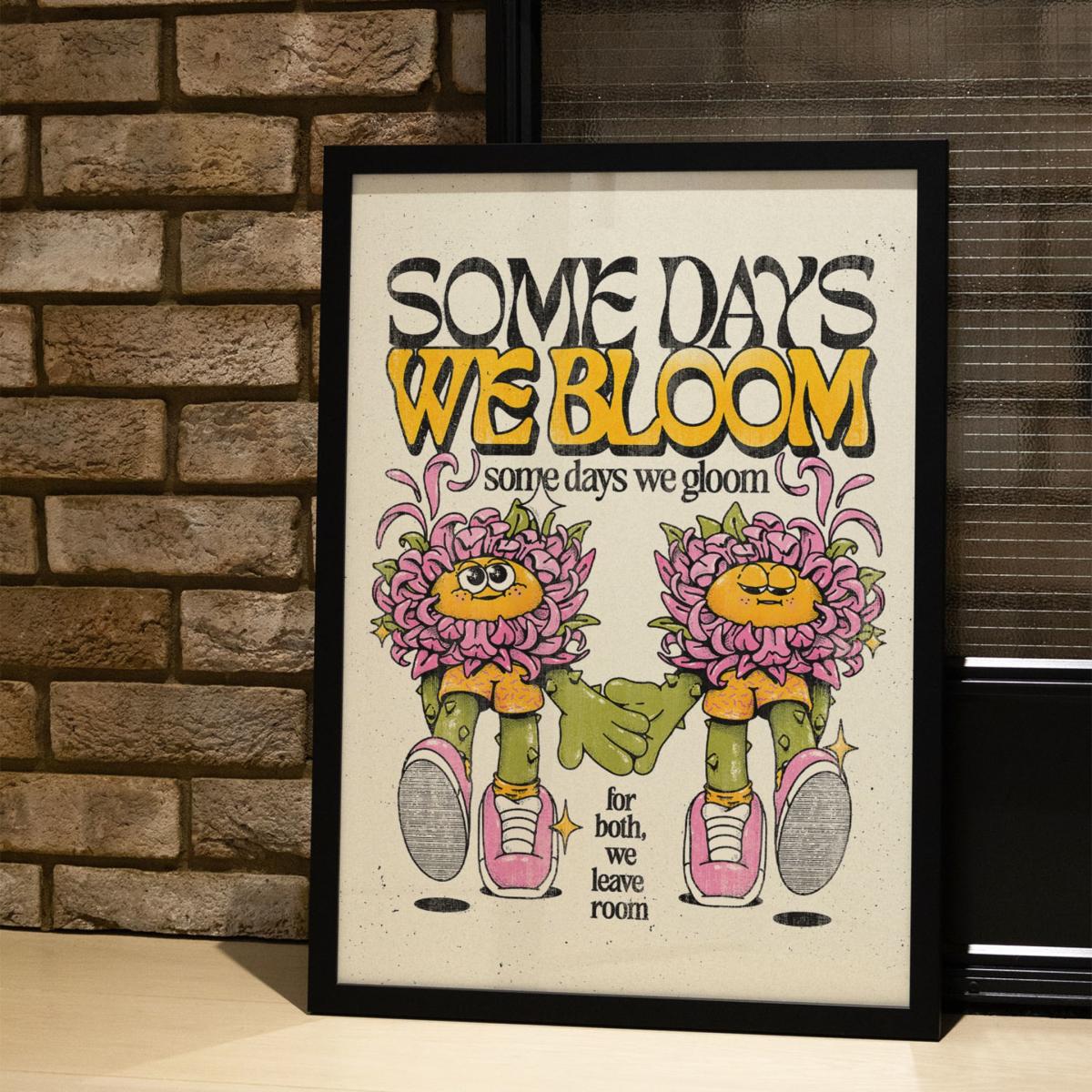 Pink / Purple / Neutrals We Bloom - Giclee Fine Art Print - Large | A2 | 420 X 594Mm | East Side Studio London – image 5