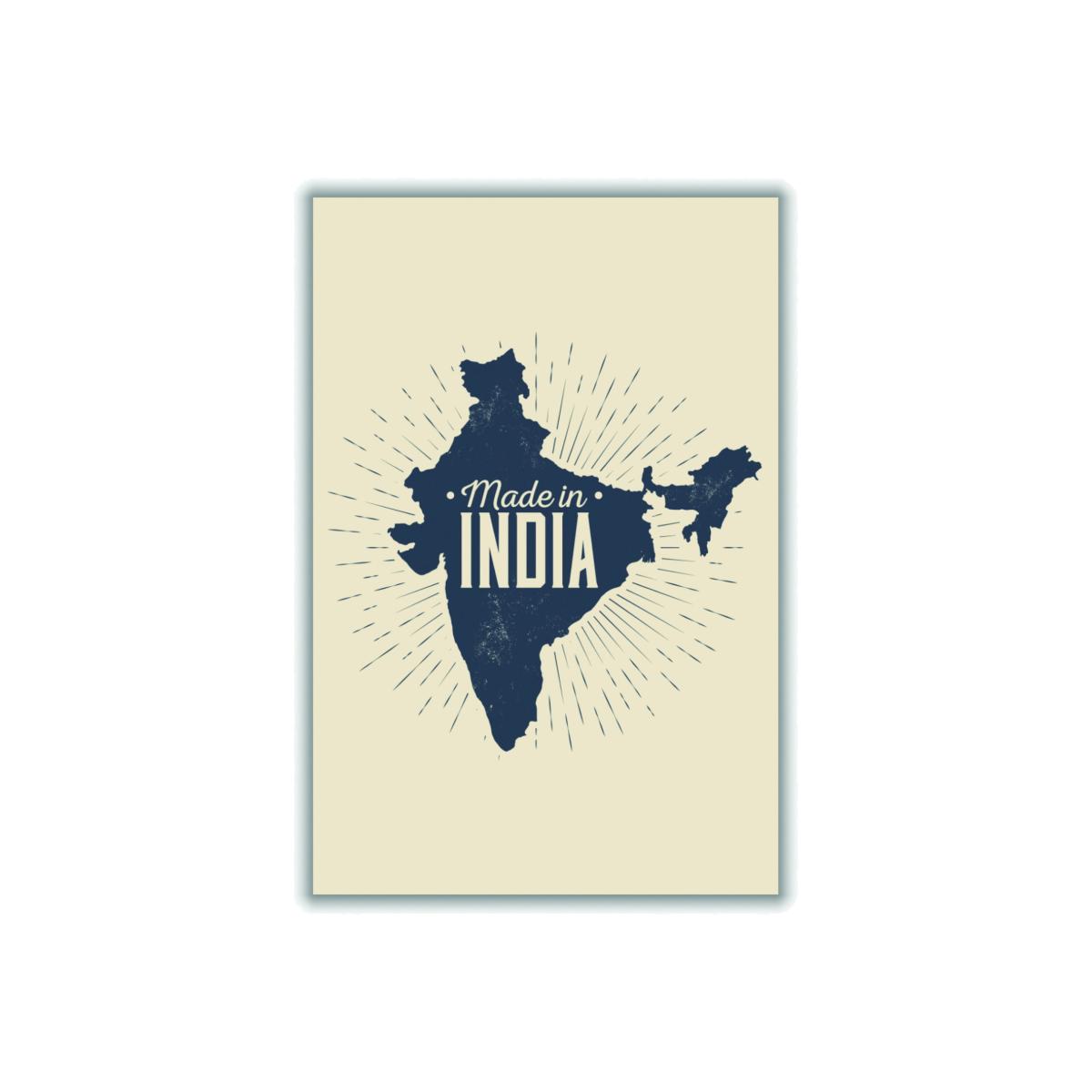 Neutrals Made In India Small Stanley Print House – image 1