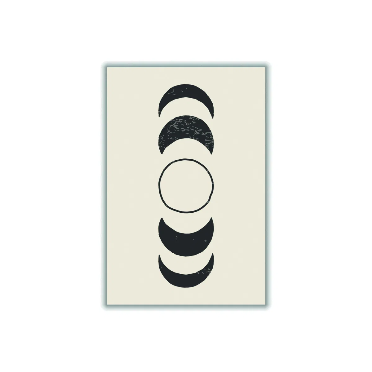 Black Boho Sun And Moon #3 Extra Small Stanley Print House – image 1