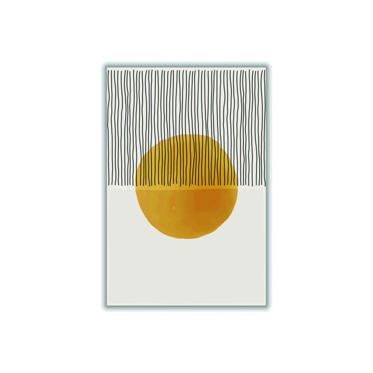Yellow / Orange Boho Suns Series #5 A2 420 X 594Mm Stanley Print House – image 1