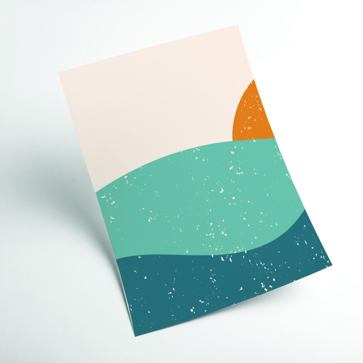 Minimal Abstract Mountains #3 Large Stanley Print House – image 2