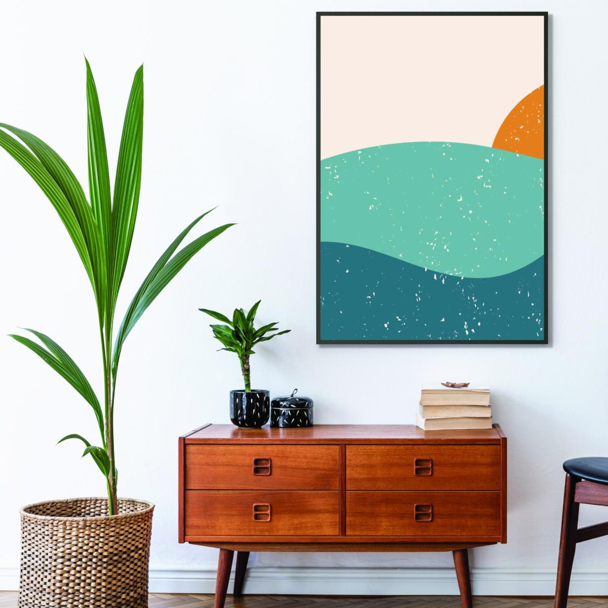 Minimal Abstract Mountains #3 Large Stanley Print House – image 3
