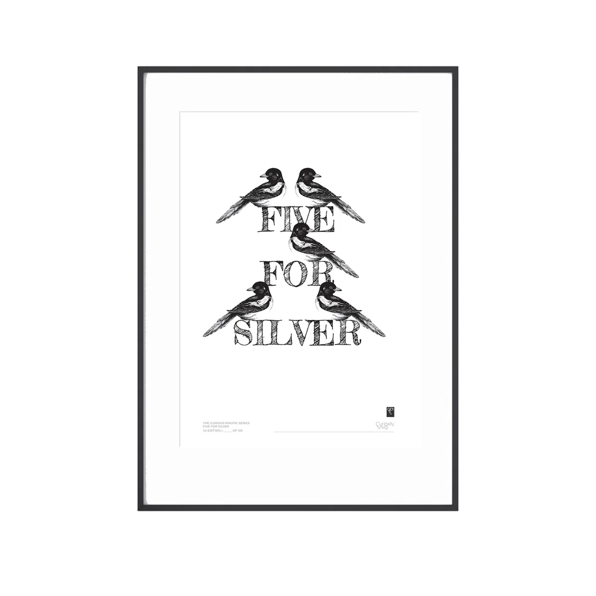 Black The Curious Magpie Series - Five For Silver Curiosity Snug – image 3