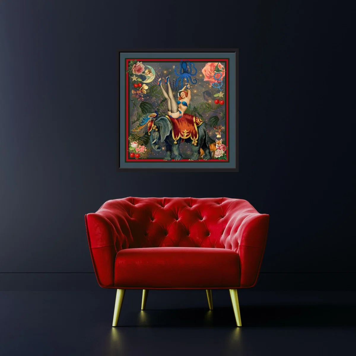 Blue Fifi Limited Edition Print Myrtle & Mary – image 2