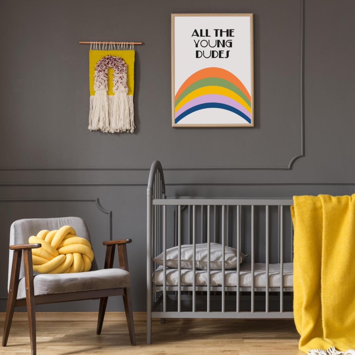 All The Young Dudes Retro Giclée Art Print A2 420 X 594Mm Fanclub – image 4