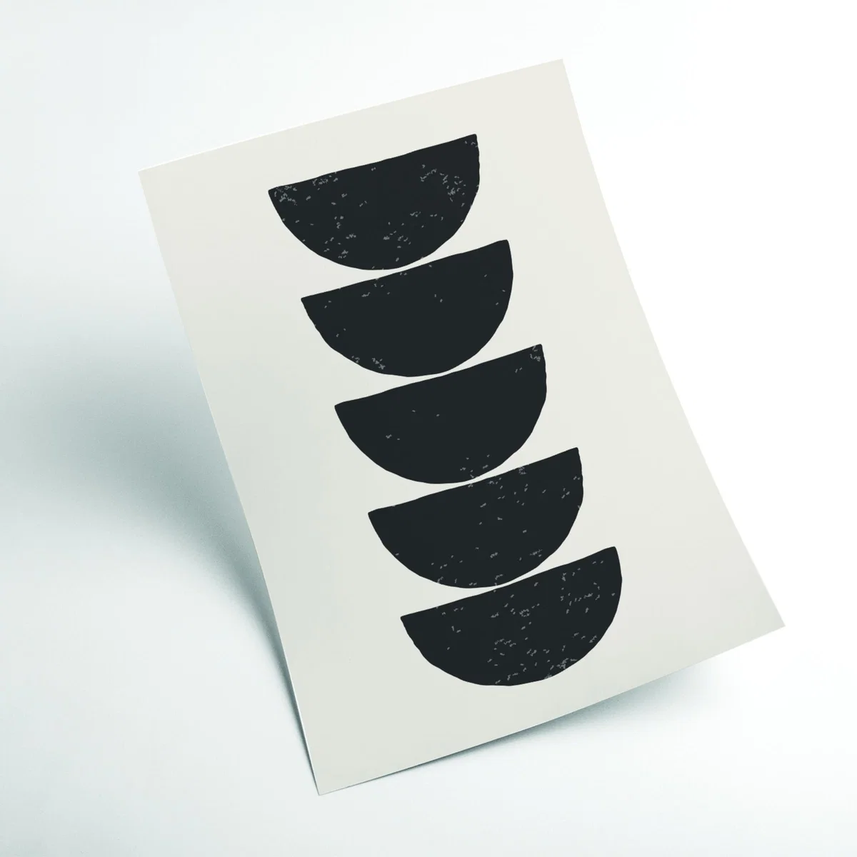 Black Minimal Circles #3 A1 594 X 841Mm Stanley Print House – image 2