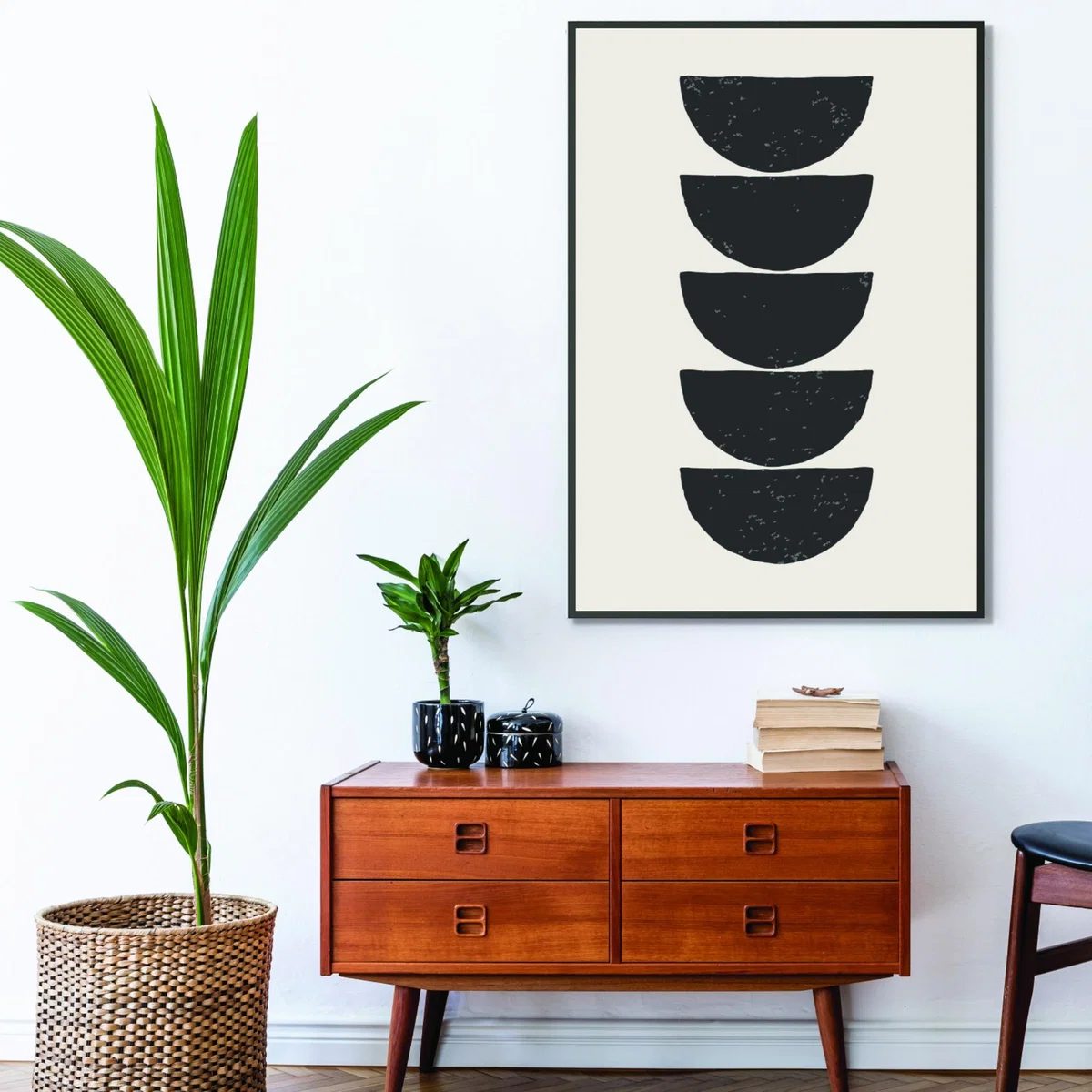 Black Minimal Circles #3 A1 594 X 841Mm Stanley Print House – image 3