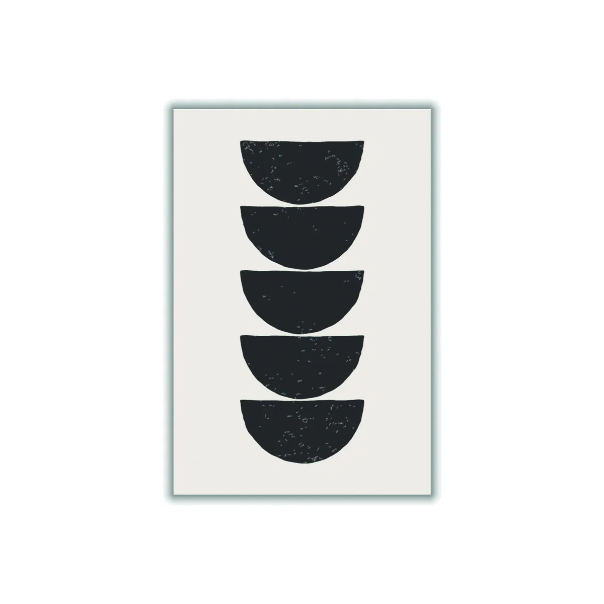 Black Minimal Circles #3 A1 594 X 841Mm Stanley Print House – image 1