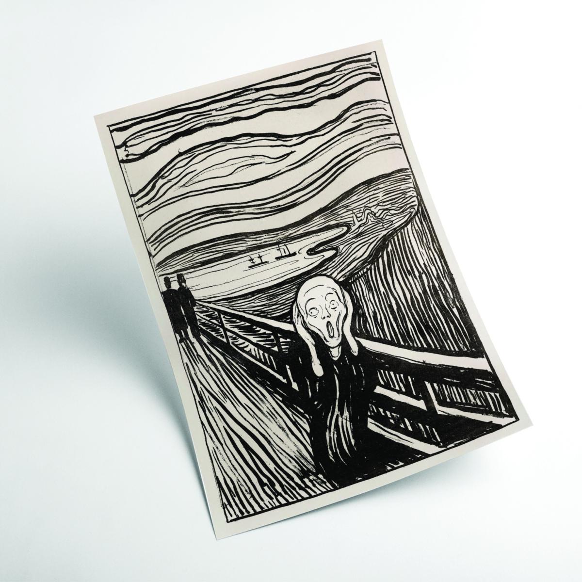 Neutrals The Scream 1895 By Edvard Munch A4 210 X 297Mm Stanley Print House – image 2
