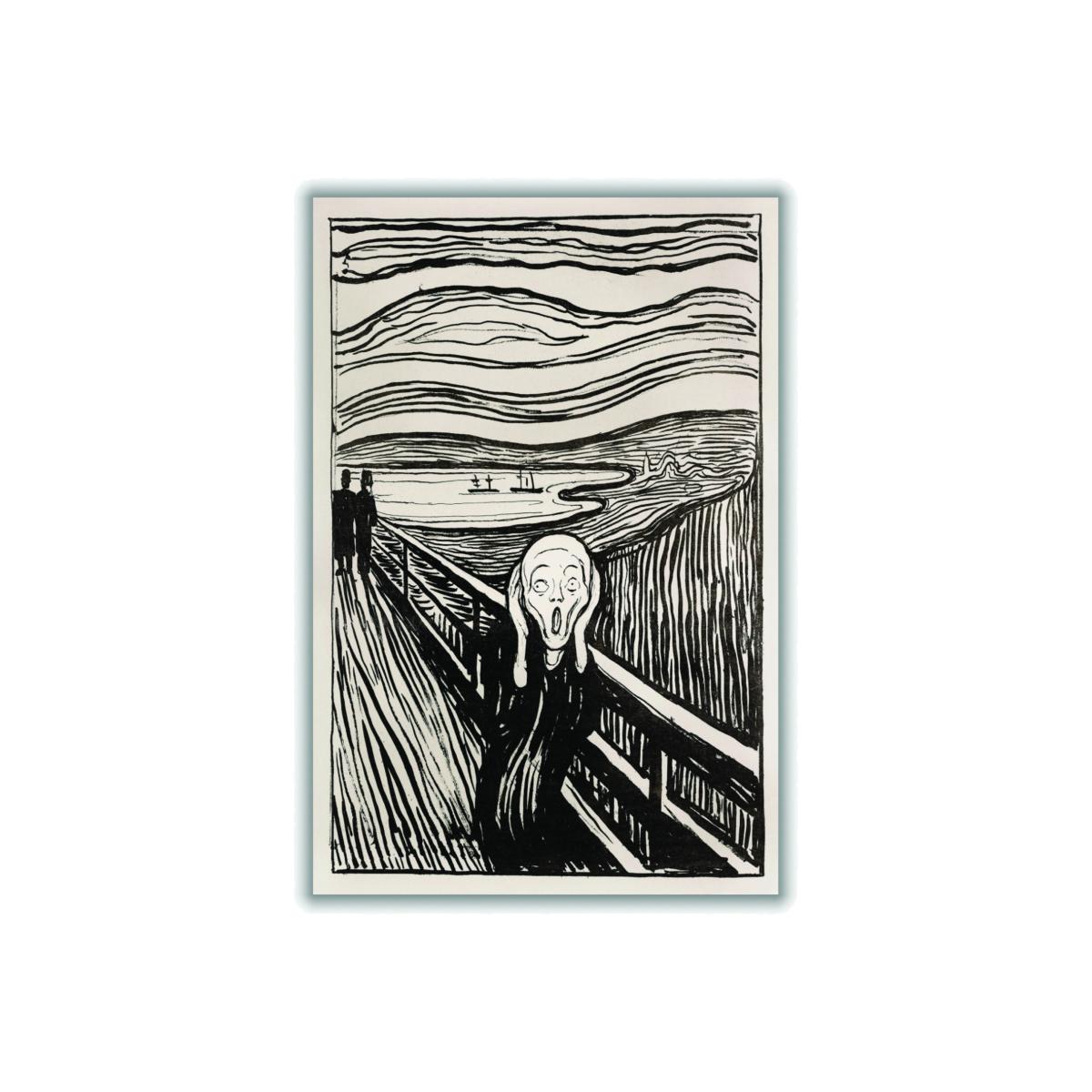 Neutrals The Scream 1895 By Edvard Munch A4 210 X 297Mm Stanley Print House – image 1