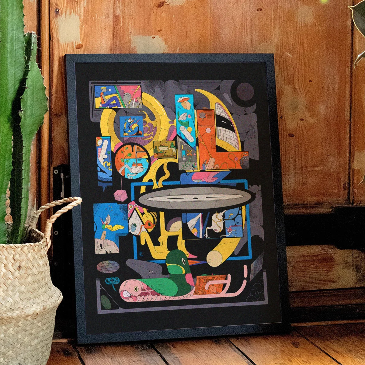 Black Ratatatt - Giclee Fine Art Print - Small | 12 X 16" | East Side Studio London – image 3