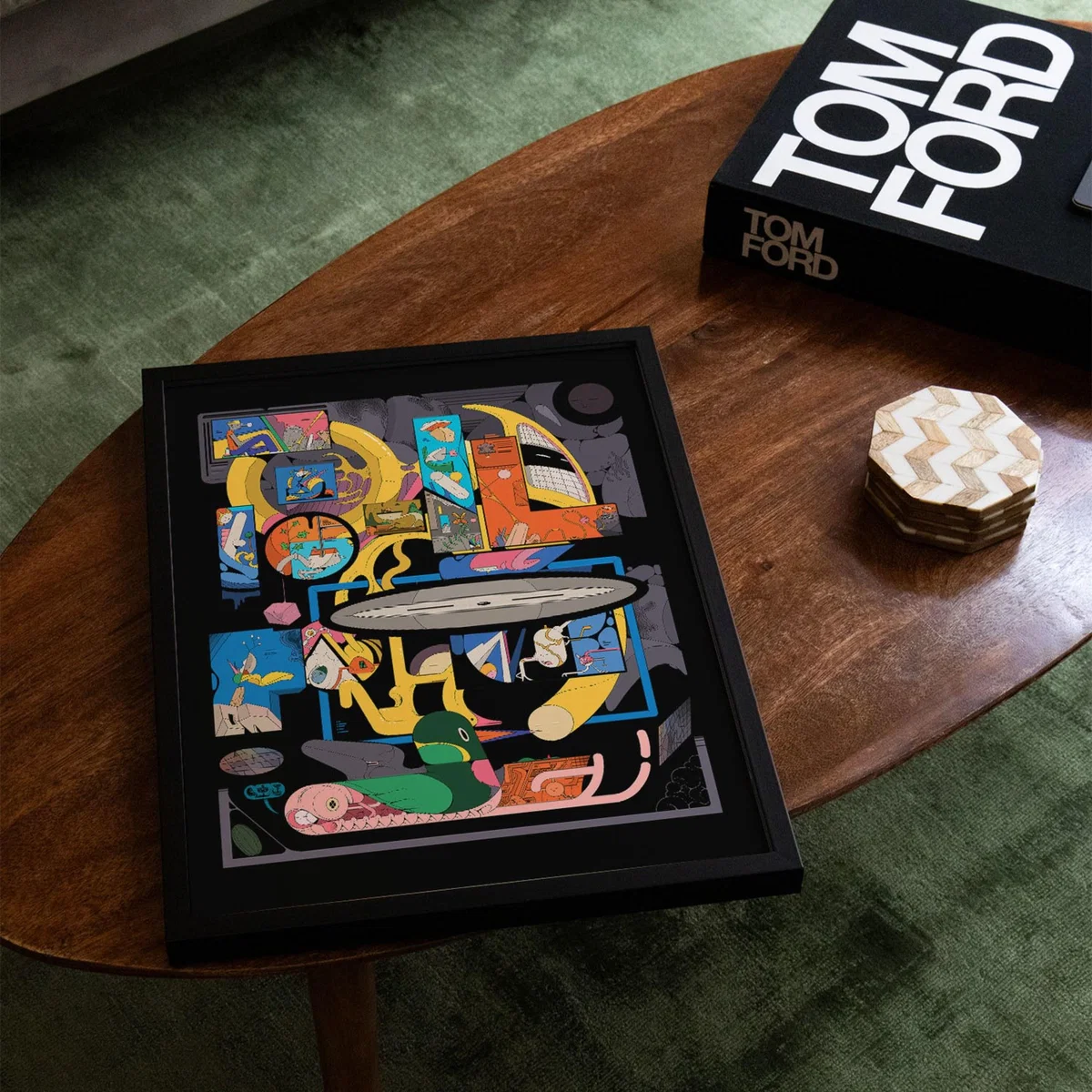 Black Ratatatt - Giclee Fine Art Print - Small | 12 X 16" | East Side Studio London – image 6