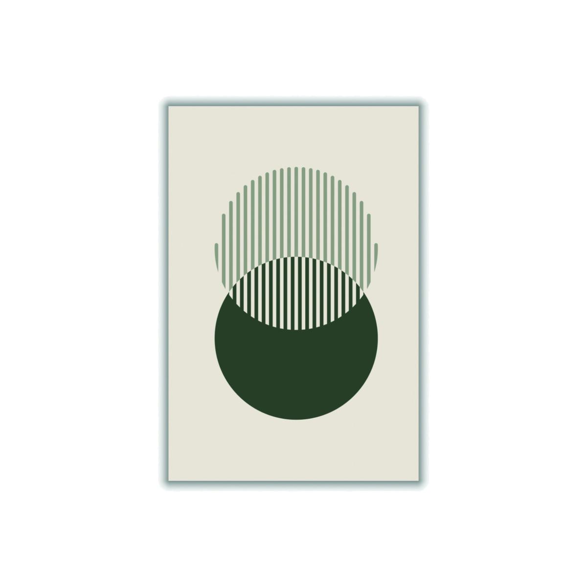 Grey Minimal Abstract Circles Iii Extra Large Stanley Print House – image 1