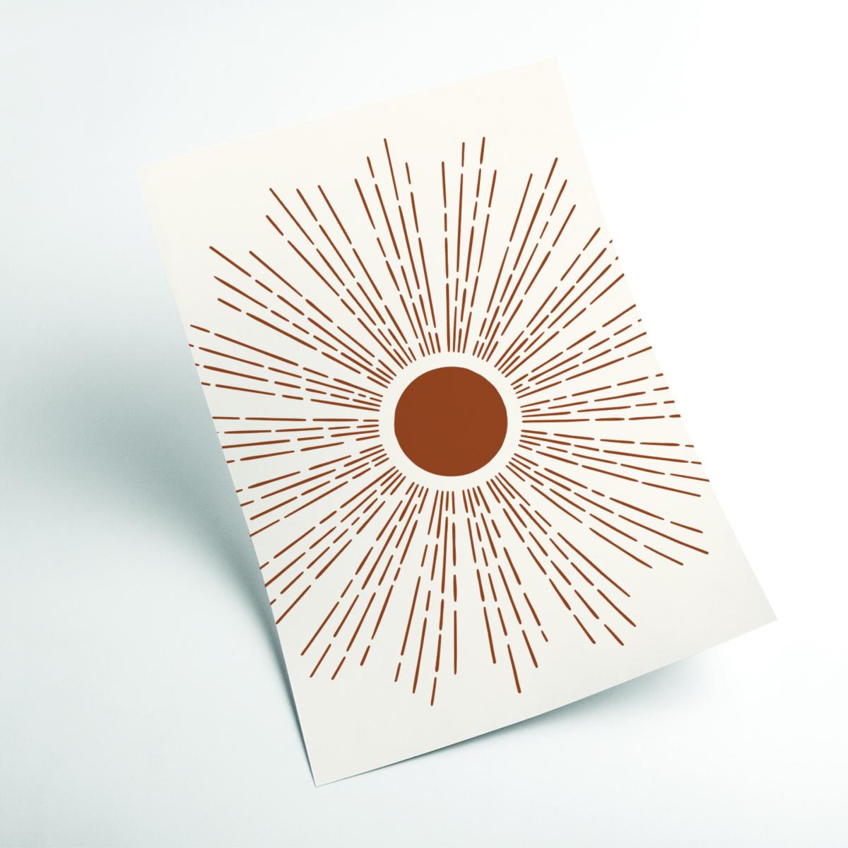 Brown Sun 2 A4 210 X 297Mm Stanley Print House – image 2