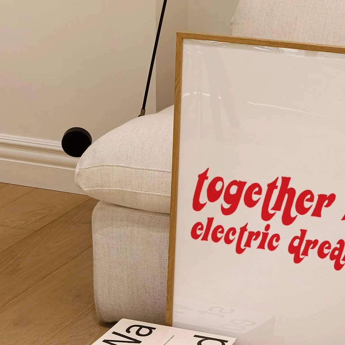 Red / White Together In Electric Dreams Retro Giclée Art Print A2 420 X 594Mm Fanclub – image 2