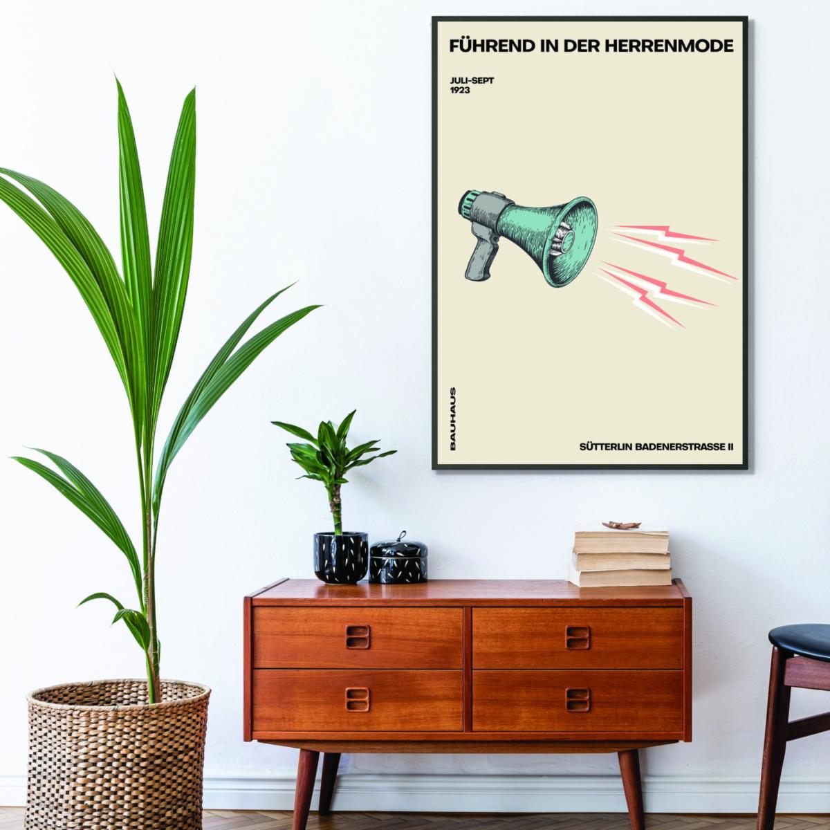 Rose Gold Bauhaus Megaphone Extra Large Stanley Print House – image 3