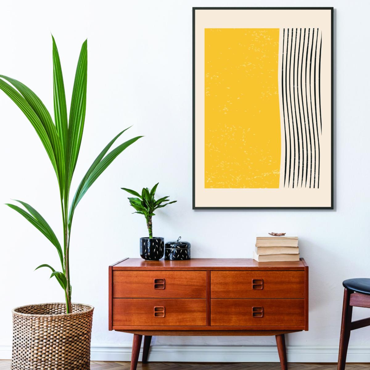 Yellow / Orange Color Line Series Iiii A3 297 X 420Mm Stanley Print House – image 3